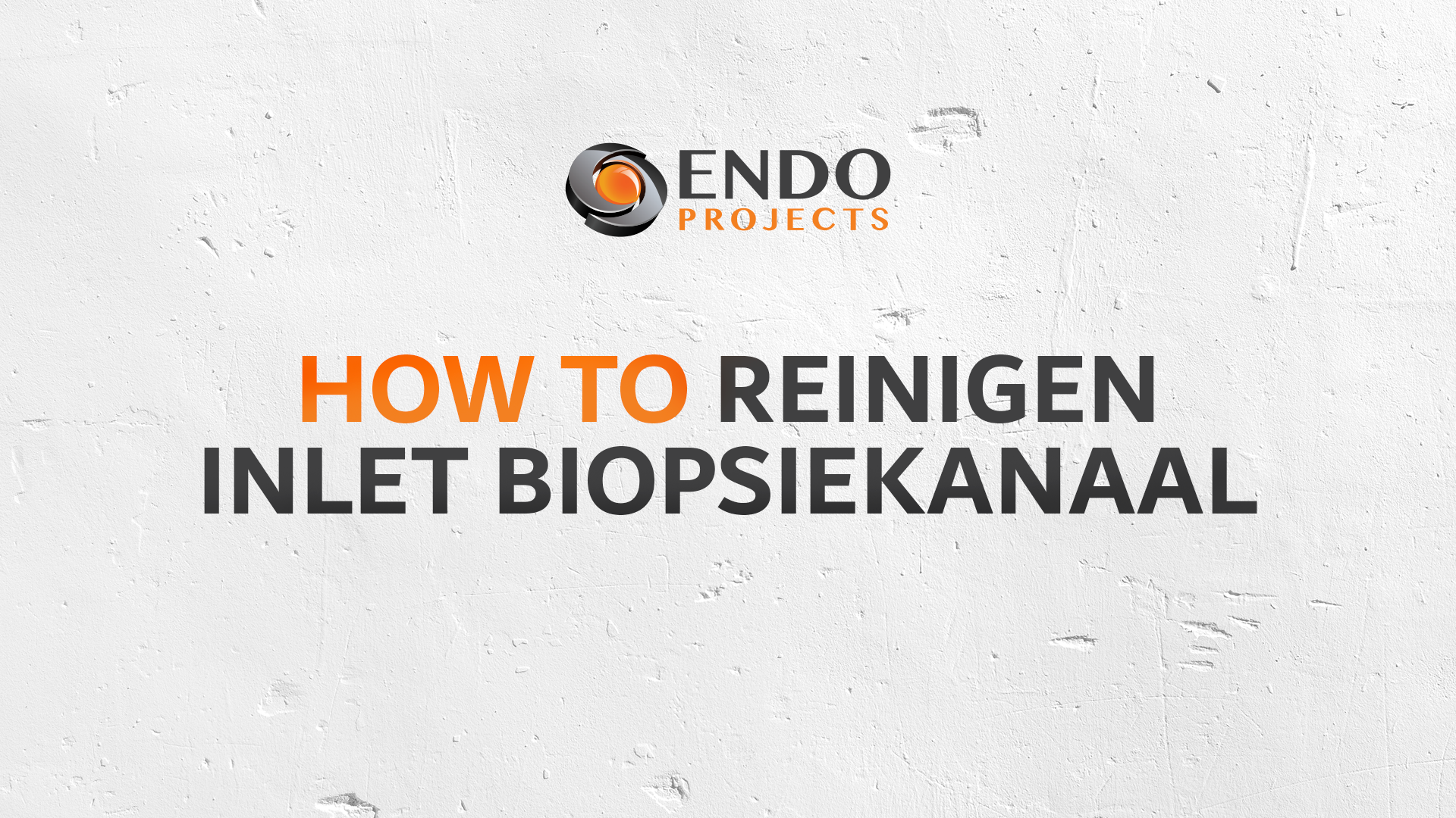 How to: Reinigen inlet biopsiekanaal